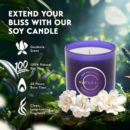 Shower Steamers Aromatherapy - Birthday Gifts for Women - Shower Bombs Aromatherapy, Spa Day Essentials, Relaxation Spa Gifts - Self Care Unique Gifts for Women and Men (Gift Set w/Scented Candle)