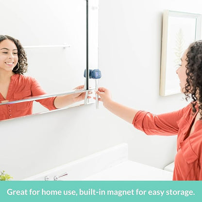 Bril UV-C Toothbrush Sanitizer and Holder, Portable Cleaner, Travel Cover, Magnetic Holder, and Rechargeable Case for Any Size Toothbrush, Black