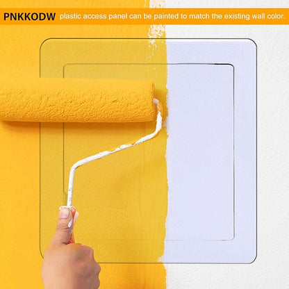 Plumbing Access Panel for Drywall 12 x 12 Inch Plastic Access Door Removable Wall Access Panel Ceiling Reinforced Hinged Durable