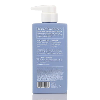 Medix 5.5 Women Firming Collagen Cream + Hyaluronic Acid Body Lotion | Anti Aging Firming Lotion & Face Moisturizer | Crepey Skin, Stretch Marks, & Dry Skin | Skin Care Products | 2 Piece Bundle