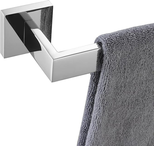 KOKOSIRI 32-Inch Single Towel Bar, Bathroom Kitchen Towel Holder, Wall Mounted SUS304 Stainless Steel Towel Rack, Polished Chrome, B4003CH-L32