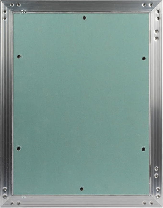 12" x 16" Inch Aluminum Drywall Access Panel - Service Shaft Door - Plumbing, Electricity, Heating, Alarm Wall Inspection hatch for Drywall - Bathroom Service Access Hole Cover