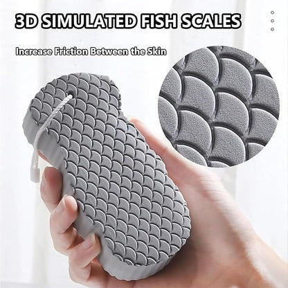 Magic Exfoliating Bath Sponge, 3D Super Soft Exfoliating Bath Sponge, Gentle & Effective Exfoliation, Highly Absorbent Design for Convenience and Durability (2PCS-B)