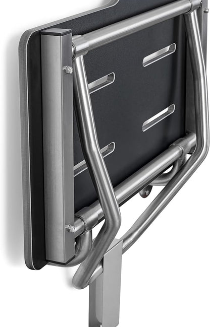 Seachrome 26" x 22.5” Black Reversible Folding Transfer Tub/Shower Seat, ADA Compliant