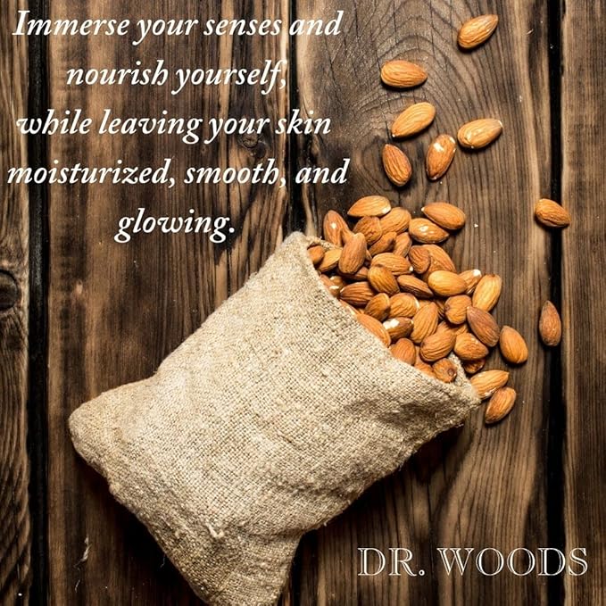 Dr. Woods Pure Almond Oil Liquid Castile Soap - Natural Cleansing for Face, Hands, and Body, for Men and Women - 32 Fl Oz, Pack of 2