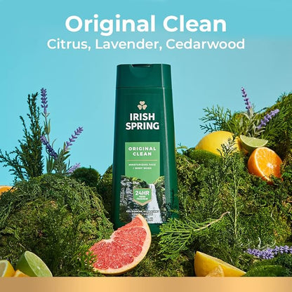 Irish Spring Original Clean Body Wash, 20 Oz, 2 Pack