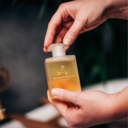 Aromatherapy Associates Deep Relax Bath and Shower Oil – Natural Hydrating Oil with 3 Essential Oils to Relax Mind, Body, and Promote Sleep (1.86 oz)