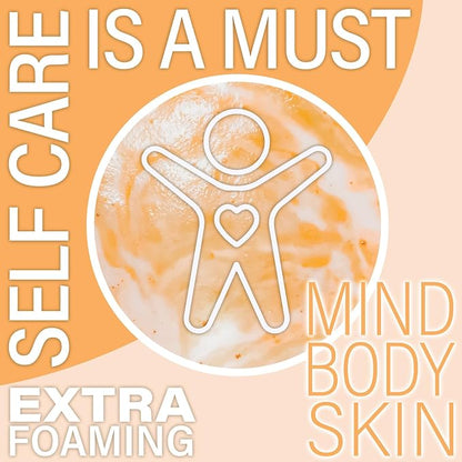 Luxiny Vegan Milk Bath Soak Made with Moisturizing Coconut Milk Powder & Sweet Almond Oil for a Bath Bomb Dust Soothing Fizz & Relaxing Soak, 8 oz. (Orange Creamsicle)