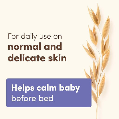 Aveeno Baby Calming Comfort Moisturizing Body Lotion with Relaxing Lavender & Vanilla Scents, Non-Greasy Baby Lotion, Nourishing Prebiotic Oatmeal, Paraben- & Phthalate-Free, 18 fl. oz