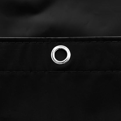 Barossa Design Black Shower Curtain Liner - Premium PEVA Plastic Shower Curtain for Bathroom, Lightweight Standard Size with 3 Magnets, Metal Grommets