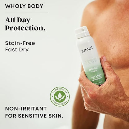 Gymati Fitness Body Deodorant Spray Aluminum Free - Men - Pack of 2