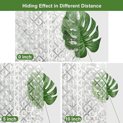UFRIDAY 84 inch Extra Long Plastic Clear Shower Curtain Liner,Waterproof Shower Liner Transparent 3D Water Cube Bath Curtain 72x84 inches See Through Shower Curtains Liner Clear with 3 Strong Magnets