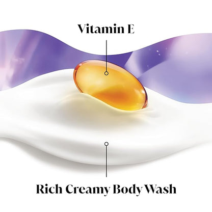 Olay Body Wash for Women, Age Defying with Vitamin E, 24hr Moisturizing, Hydrating & Refreshing, B3 Vitamin Complex, Free of Parabens & Phthalates, For All Skin Types, Scented, 22 fl oz (Pack of 2)
