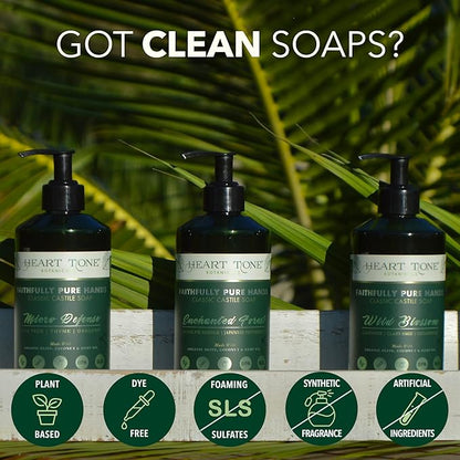 Liquid Castile Soap | Organic Olive and Coconut Oils | Non Drying Formula For All Skin Types | Naturally Fragranced Essential Oils (Key Lime)