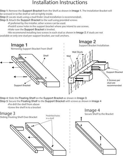 Urbandi Modern Floating Shelves 3 Inches Thick for Wall, Wide Shelves for Kitchen, Living Room, Bedroom, and Bathroom, Natural Pine Wood, Rustic Wooden Shelf, (Set of 2) (Jacobean, 36Lx3Hx6D)