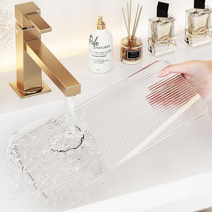 Seoneiro 2 Tier Corner Bathroom Counter Organizer, Cosmetic Skincare ，Bathroom Countertop Perfume Tray Vanity, Kitchen Spice Corner Storage Shelf