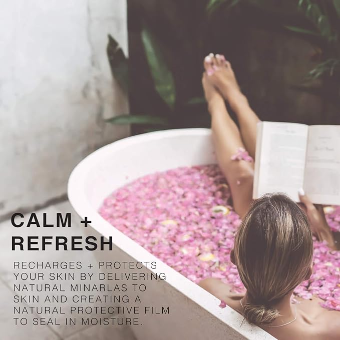 Beaute DE Provence Pink Himalayan Bath Salt with Lavender - 100% Natural Aromatherapy and Relaxation - Lavender Grapefruit Essential Oil Bath Salts for Women Relaxing, Natural & Cleanse