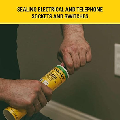 Stanley S421 All-Purpose RTV Silicone Sealant (12 x 10.1 fl.oz.) – 100% Waterproof Brown Caulk | Industrial-Grade Silicone for Kitchen, Bathroom, Shower, Window, Door, Indoor & Outdoor Use | 12 Pack