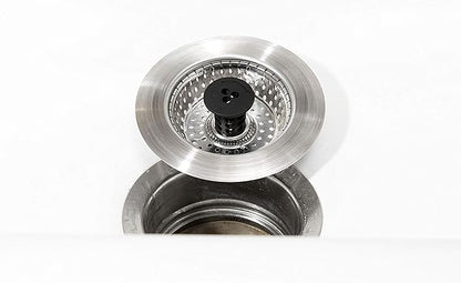 SinkShroom Revolutionary Clog-Free Sink Strainer Basket, 2-Pack, Stainless Steel