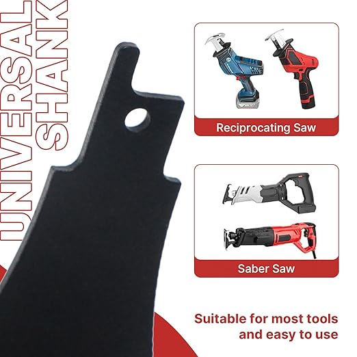2pcs 1-3/16 inch (30mm) HCS reciprocating Saw Blade Saber Shovel Length Cleaning Tool for Removing Tile Grout Glue Gaps, etc.…