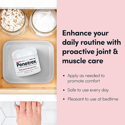Penetrex Joint & Muscle Therapy - Soothing Comfort for Back, Neck, Hands, Feet - Premium Whole Body Rub with Arnica, Vitamin B6 MSM & Boswellia - 2oz 3-Pack