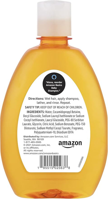 Amazon Basics Tear-Free Baby Shampoo, 13.6 Fluid Ounce