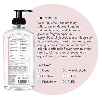 J.R. Watkins Gel Hand Soap, 3 Pack of 11 Fl Oz, Rosewater