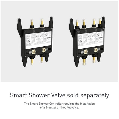 Moen Terra Beige Smart Shower 2-Outlet Digital Water System Controller for Thermostatic Shower Valve, TS3302TB