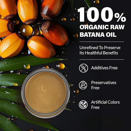 Dr.Healdy Batana Oil for Hair Growth and Nourishment-100% Raw Unrefined Batana from Honduras,Strengthens, Moisturizes, Reduces Hair Fall(120ML,4.06FL.OZ)
