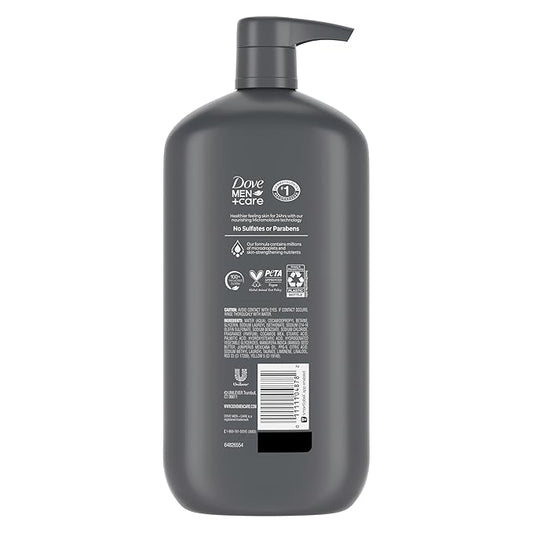 DOVE MEN + CARE body and face wash rejuvenating mango + cedarwood for Men, with 24-Hour Nourishing Micromoisture Technology, 30 oz