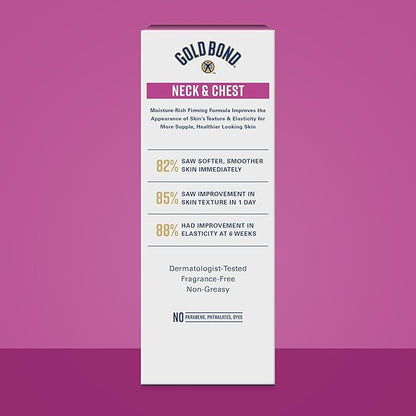 Gold Bond Age Renew Neck & Chest Firming Age Renew Cream, 2 oz., Clinically Tested Skin Firming Cream