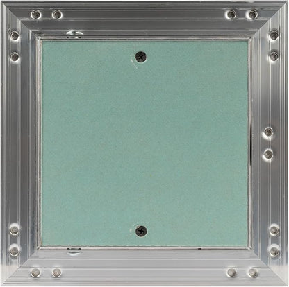 6" x 6" Inch Aluminum Drywall Access Panel - Service Shaft Door - Plumbing, Electricity, Heating, Alarm Wall Inspection hatch for Drywall - Bathroom Service Access Hole Cover