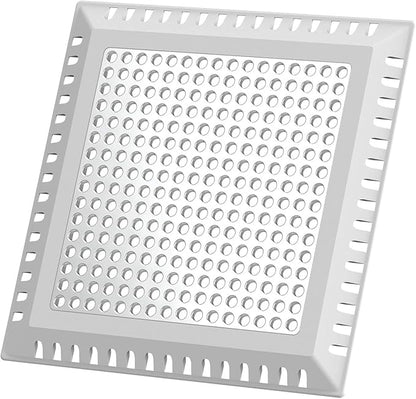 Hair Catcher/Drain Strainer/Shower Drain Cover for Bathroom Floor Drain, Stainless Steel and Silicone (Patented Product)