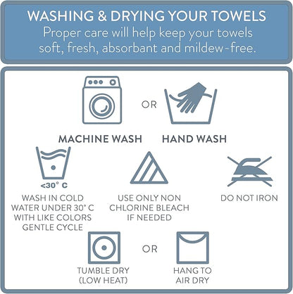 NY Loft 100% Cotton 4 Pack Bath Towel Set| Super Soft & Absorbent Quick-Dry Bath Towels 30" x 52" |Textured and Durable Cotton | Trinity Collection (4 Pack, Light Taupe)