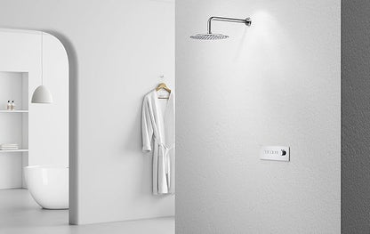 VBFF-Shower Head,rain shower head, 8 inch- Round Shower Head, 1.8 GPM Flow Rate, rainfall showerhead,VBFF11 (Chrome)
