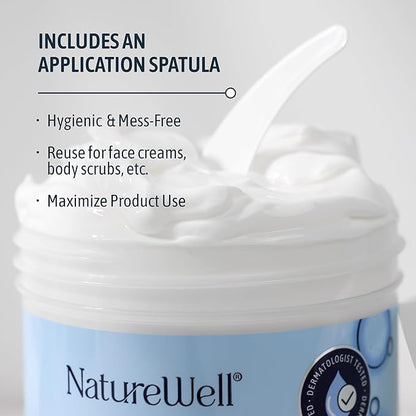 NATURE WELL Clinical Retinol Advanced Moisture Cream for Face, Body, & Hands, Boosts Skin Firmness, Enhances Skin Tone, No Greasy Residue, 10 Oz (Packaging May Vary)