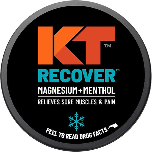 KT Health, Magnesium Cream, Recover - Cools and Relieves Muscles and Joint Pain - Use Post-Workout to Reduce Soreness