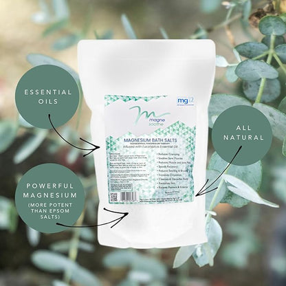 2.2lb MagneSoothe Eucalyptus Magnesium Bath Salt