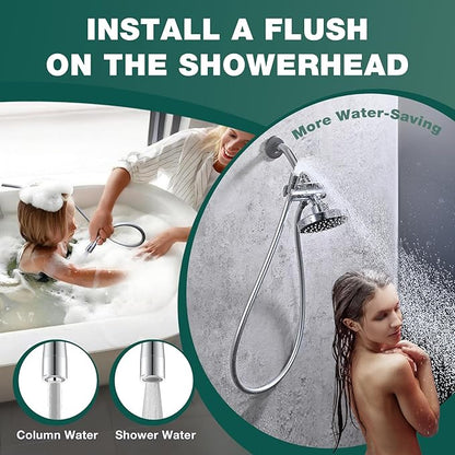 Sink Hose Nozzle for Washing Hair,4 Foot Faucet Sprayer Hose,Sink Hose Attachment for Portable Hand Held Shower Head Sprayer,Shampoo Sprayer Hose for Bathing Baby,Pets,Rinsing Vegetables (48 In)