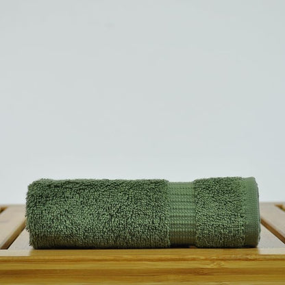 Luxury Hotel & Spa Collection Highly Absorbent, quick dry 100% Turkish Cotton 700 GSM, Eco friendly Towel, For Bathroom, Gymand Kitchen Dobby Border Soft Towel Set (Mix Color, Wash Cloths - Set of 12)