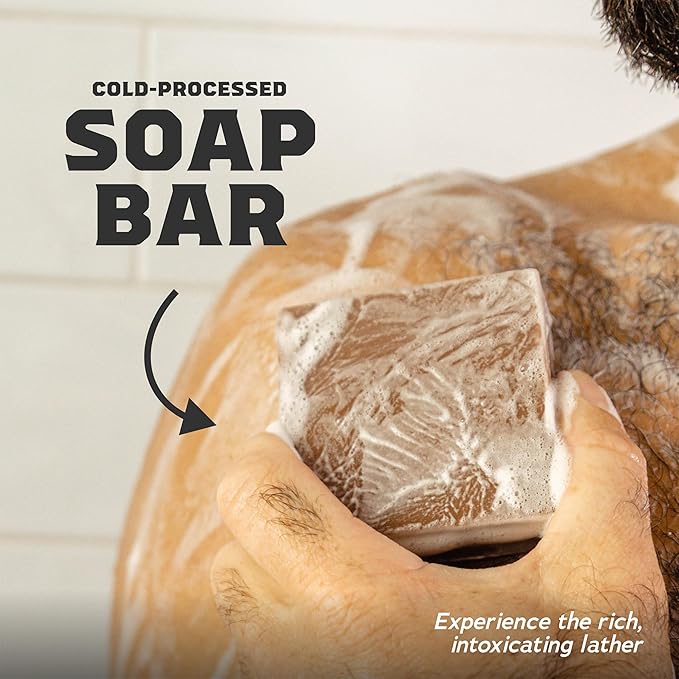 Dr. Squatch Natural Bar Soap for Men Variety Gift Set - Cold Process No Harsh Chemicals - Rainforest Rapids, Fresh Falls, Coconut Castaway, Wood Barrel Bourbon, Pine Tar & more (5 oz, 10-Pack)