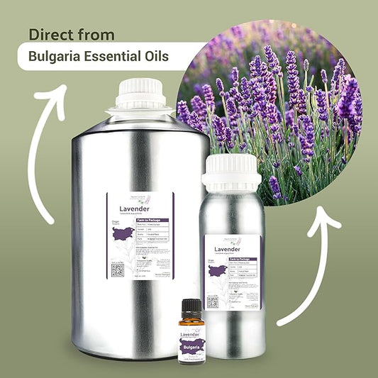 Lavender Oil - Bulgarian Essential Oils - Lavender Diffuser - Pure Therapeutic Grade (15ml)
