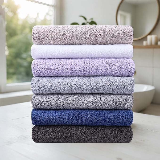 Everplush Diamond Collection Extra Large Bath Towel Sheet – 2 PK, Super Soft & Highly Absorbent, Quick-Drying, Oversized & Thick. Perfect for Bathroom, Pool, Swimming Use (Brown, 35" x 66" 2PK)