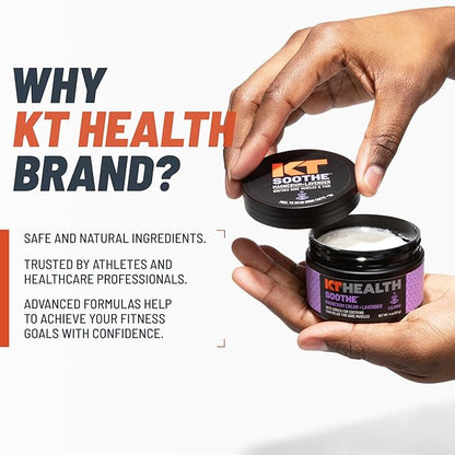 KT Health, Magnesium Cream, Soothe - Soothing Aromatherapy & Calming Pain Relief