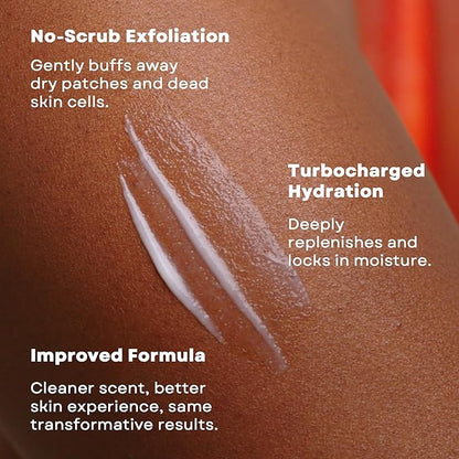 AmLactin Daily Nourish Therapeutic Body Lotion for Dry Skin - No-Scrub Exfoliator and Moisturizer - AmLactin 12% Lactic Acid Lotion, 7.9 oz (Packaging May Vary)