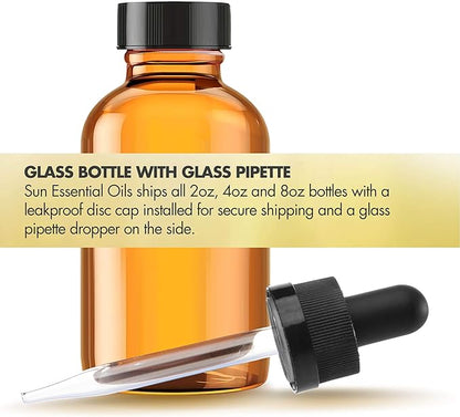 Sun Essential Oils 4oz - Ylang Ylang Essential Oil - 4 Fluid Ounces - Ylang Ylang Oil - Aromatherapy Oils
