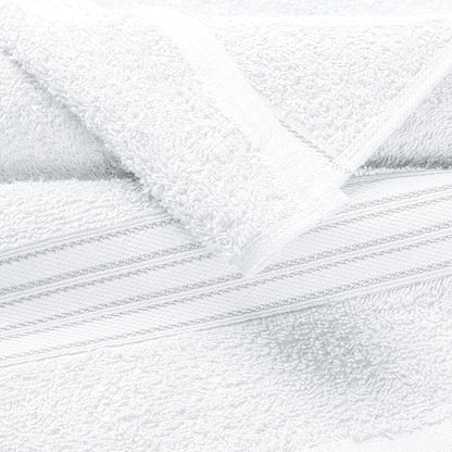 BOUTIQUO Ultra Soft Cotton Washcloths, Contains 12 Piece Face Cloths 12x12 inch, Ideal for Everyday use Face Towels, Compact & Lightweight Multi Purpose Washcloths - White