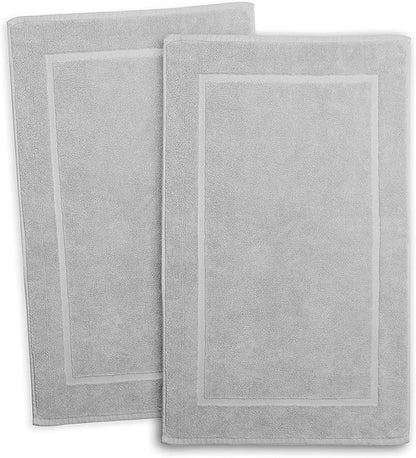 Hearth & Harbor Bath Towels - 100% Ring Spun Cotton Luxury Towels - Ultra Soft & Highly Absorbent, Bathroom Towels. Floor Mat, Charcoal Gray