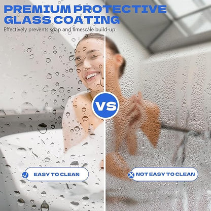 Frameless Bathtub Shower Door, 34" W X 58" H Single Fixed Bath Panel with Clamps, 1/4"(6mm) Clear Tempered Glass Bathroom Shower Screen, Bathtub Glass Panel in Polished Chrome Finish