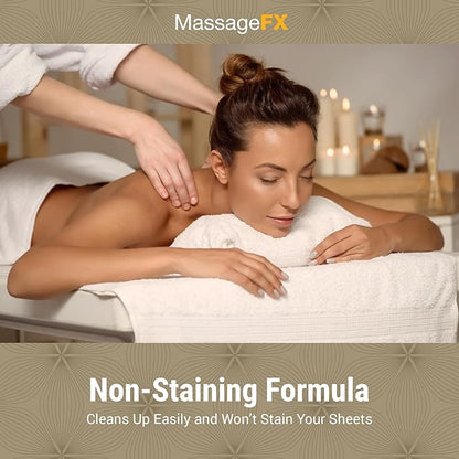 Massage FX Unscented Massage Lotion, 5 Gallon Bucket - Fragrance Free Bulk Bucket for Professional Massage Therapy - Can Refill Pump Bottles - Massage Sore Feet, Back, Face, Arms, Shoulders, and Legs